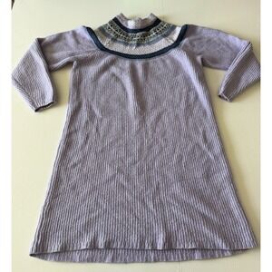 Free Assembly Isle Lavender Sweater Dress Girls 10/12 L